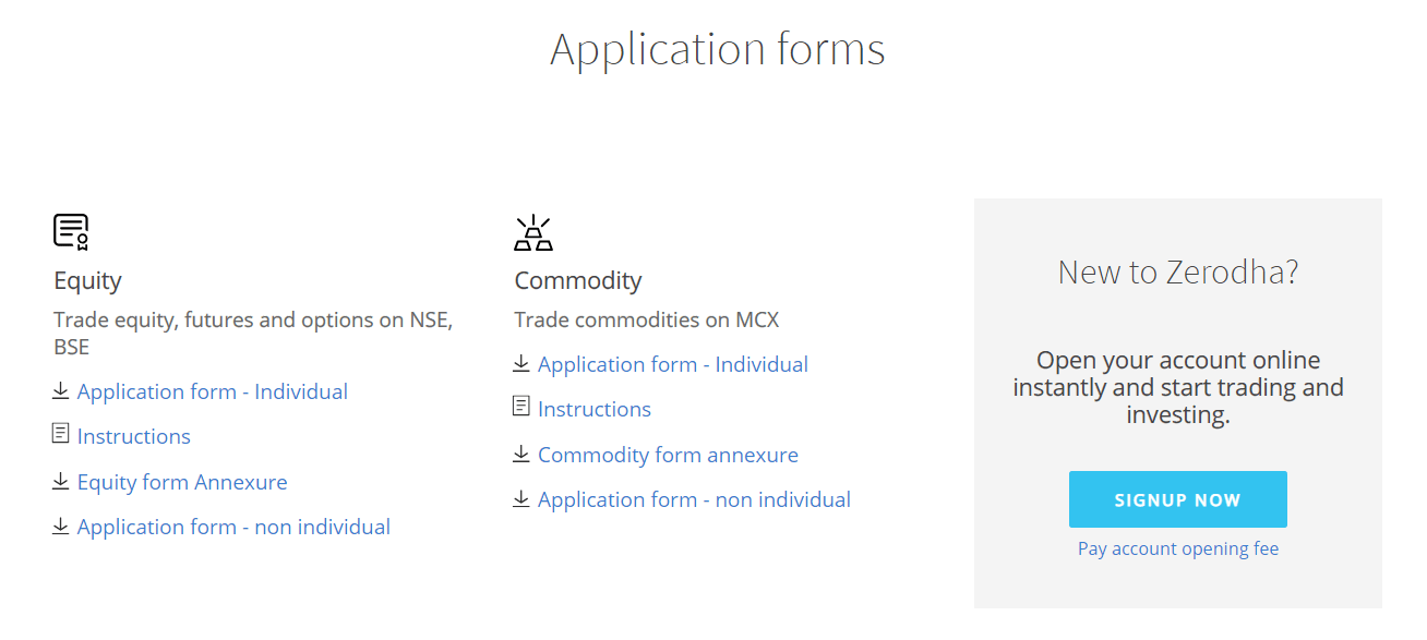 open zerodha demat account