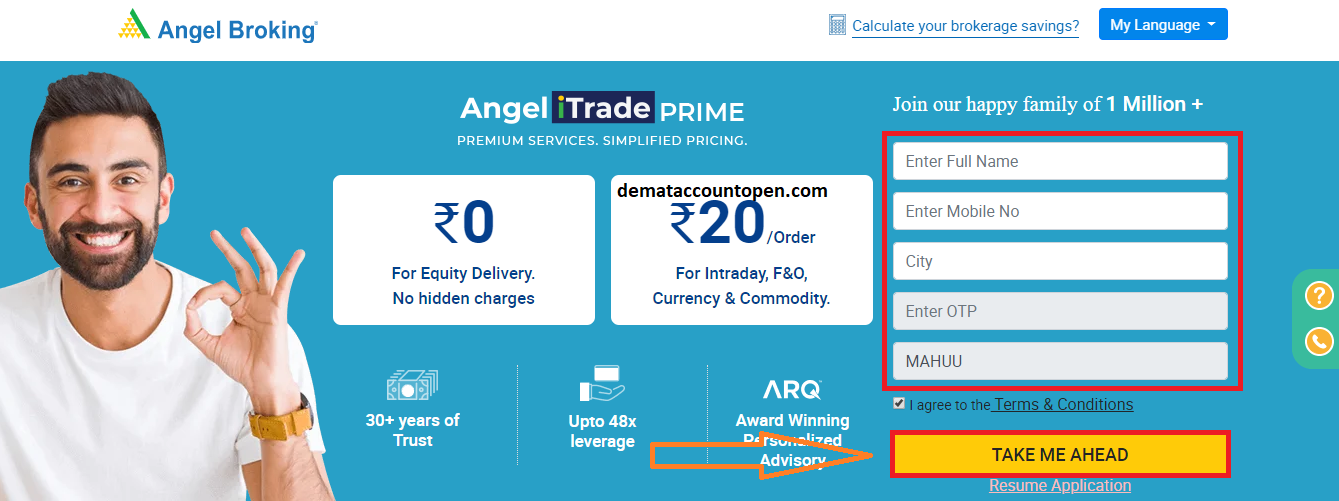 Open Angel Broking Account