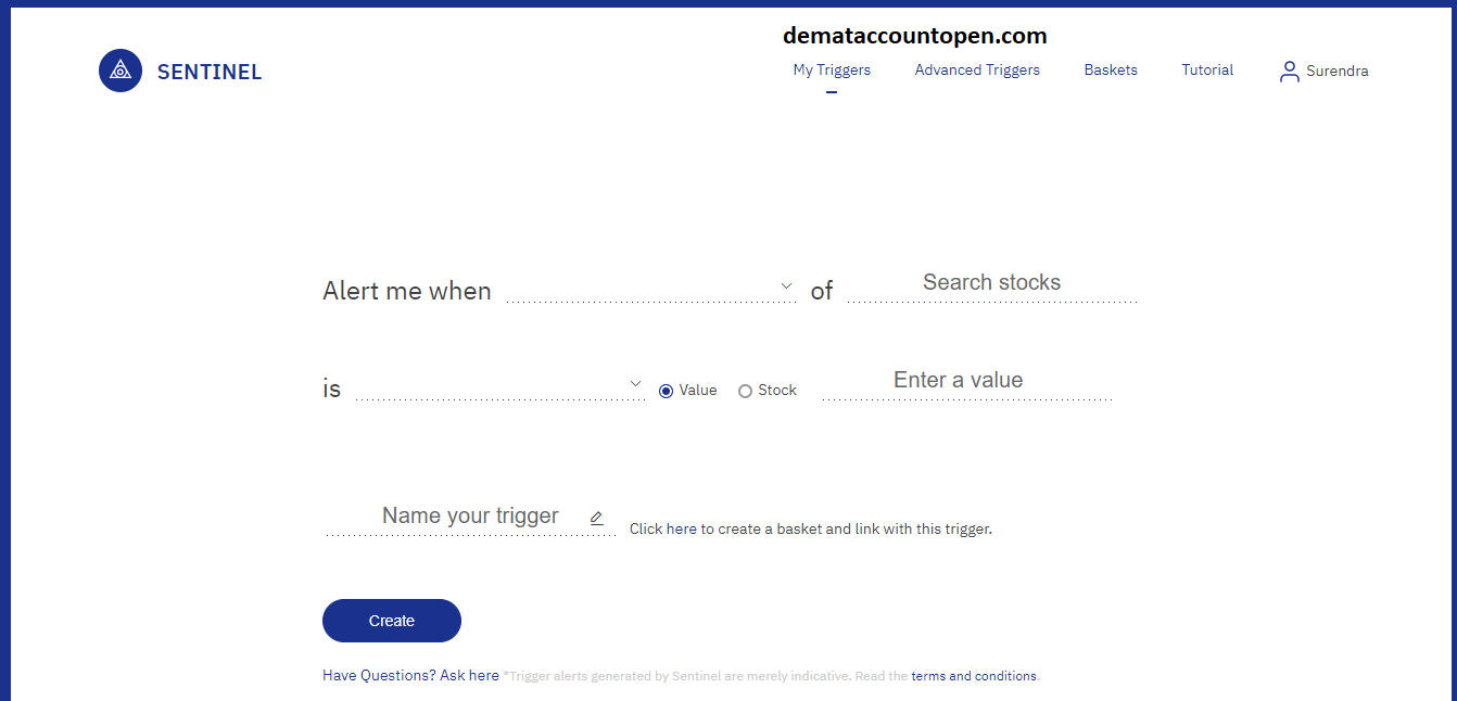 Zerodha Trading Platform - Zerodha Sentinel